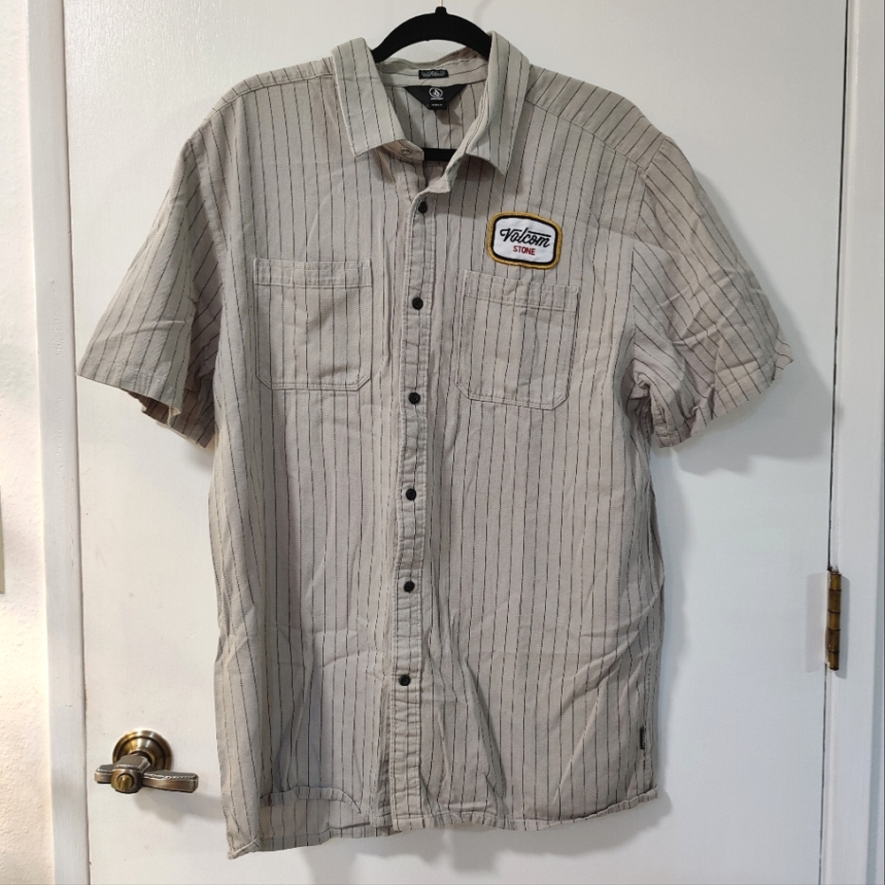 Volcom Classic Fit Short Sleeve Button Up